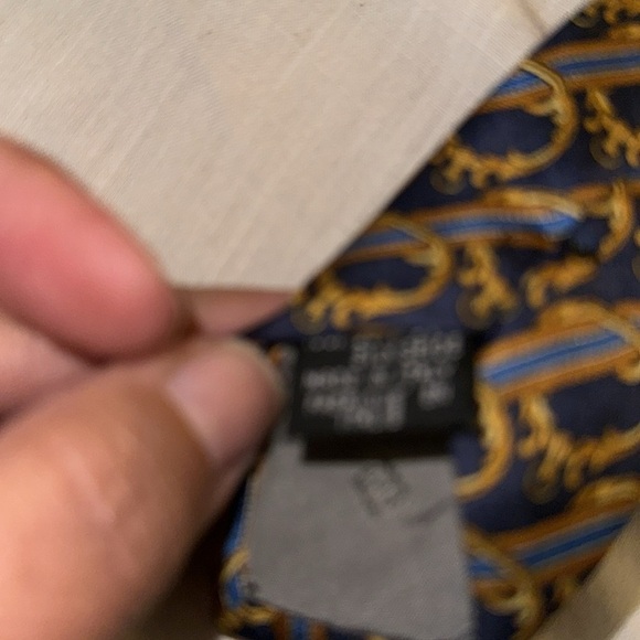 Vtg FENDI Silk Neck Tie - Picture 4 of 5